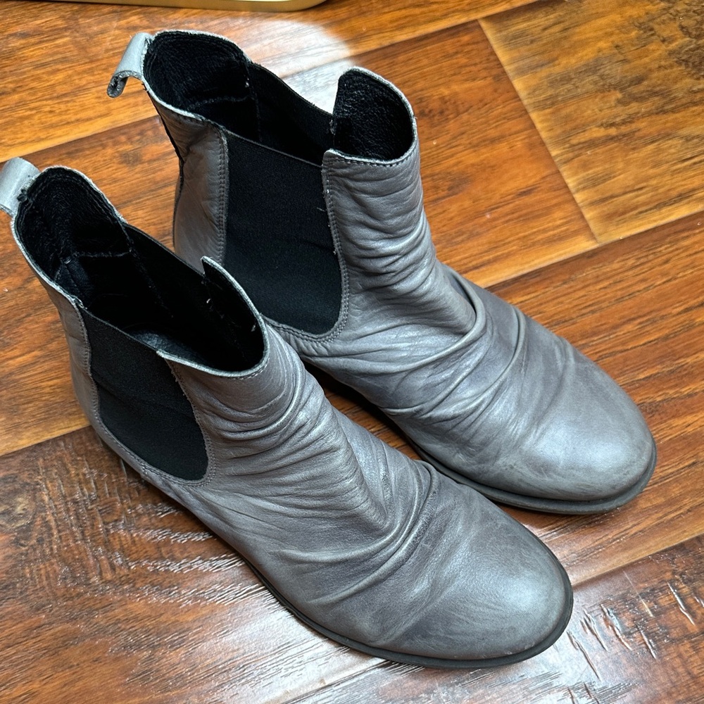 Miz Mooz Gray Ankle Boots